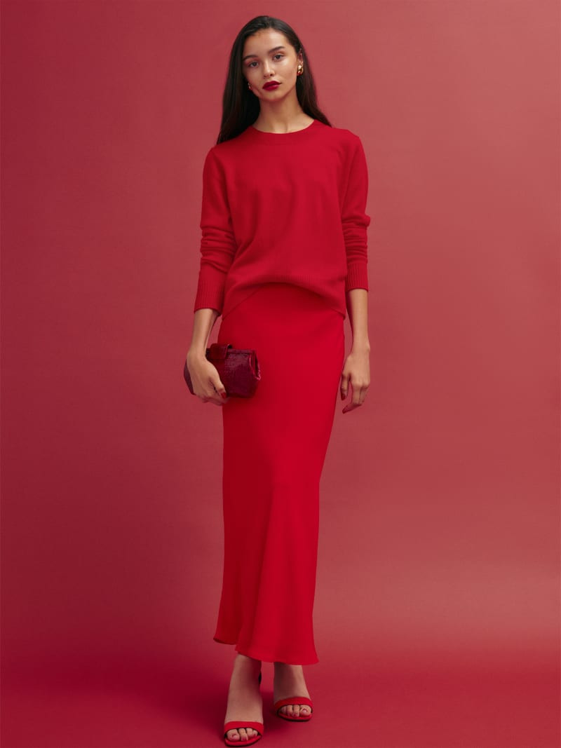 Dana Cashmere Crew Sweater | Reformation (Global)