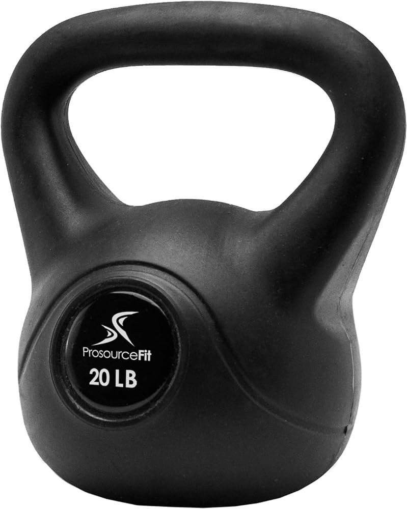 ProsourceFit Vinyl Plastic Kettlebell from 10, 15, 20, 25, 30 and 35 lbs | Amazon (US)