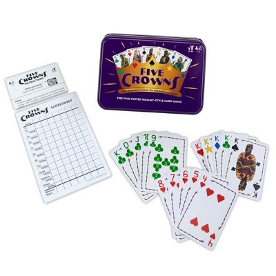 SET Family Games Five Crowns Card Game (Collectable Tin) - Popular Card Games for Families & Kids | Target