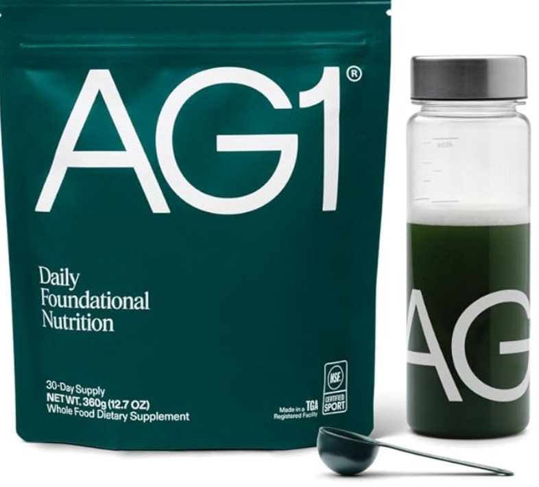 AG1 Greens Powder Supplement | Improve Gut Health | Multivitamin, Probiotic, Gluten Free, Vegan and Keto Friendly | Shaker & Scoop Included | 75 Vitamins (Athletic Greens), Classic Formula 

 #LTKActive #LTKU #LTKSaleAlert