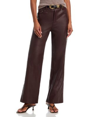 Aqua Faux Leather Flared Pants - Exclusive | Bloomingdale's (US)