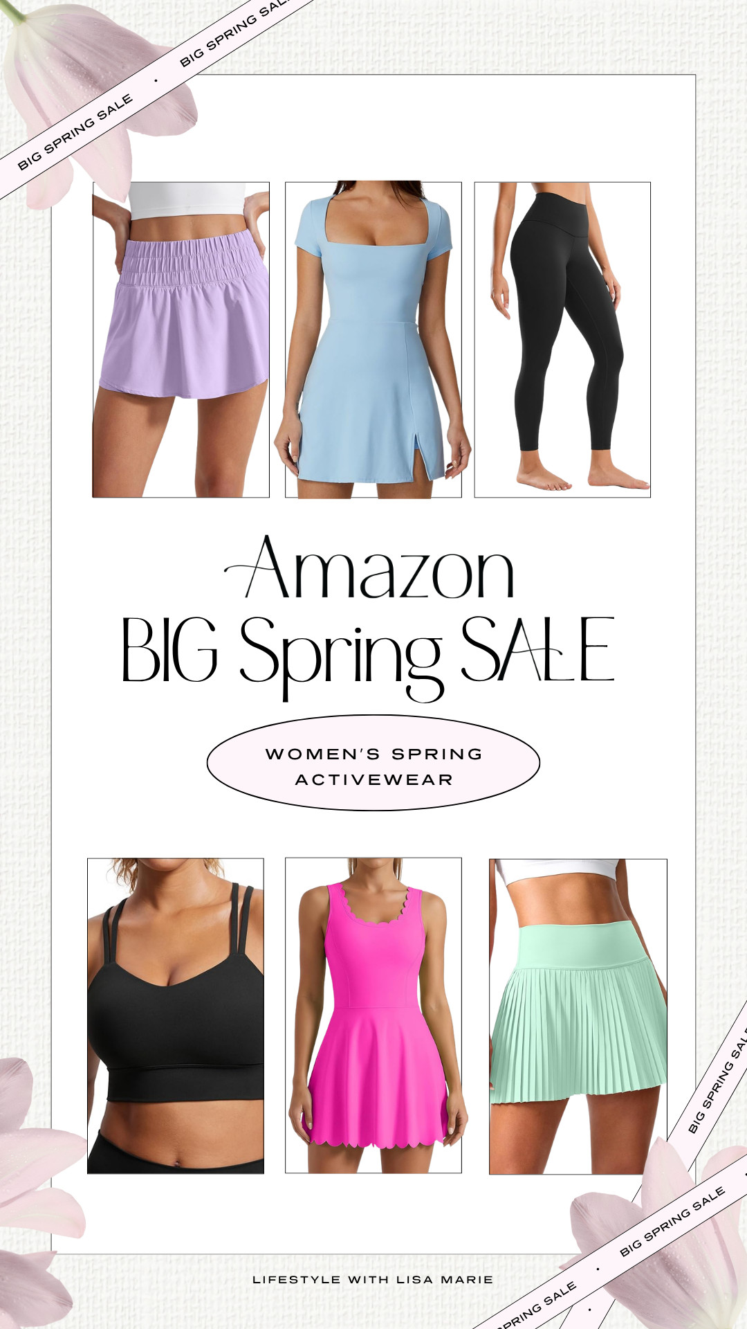 Amazon big spring sale. Amazon women’s activewear, athleisure and loungewear. Pastel workout outfits. Tennis, golf and yoga outfits. Workout leggings, skirts, sports bras, dresses and shorts. 

 

#LTKActive #LTKSaleAlert #LTKPetite
