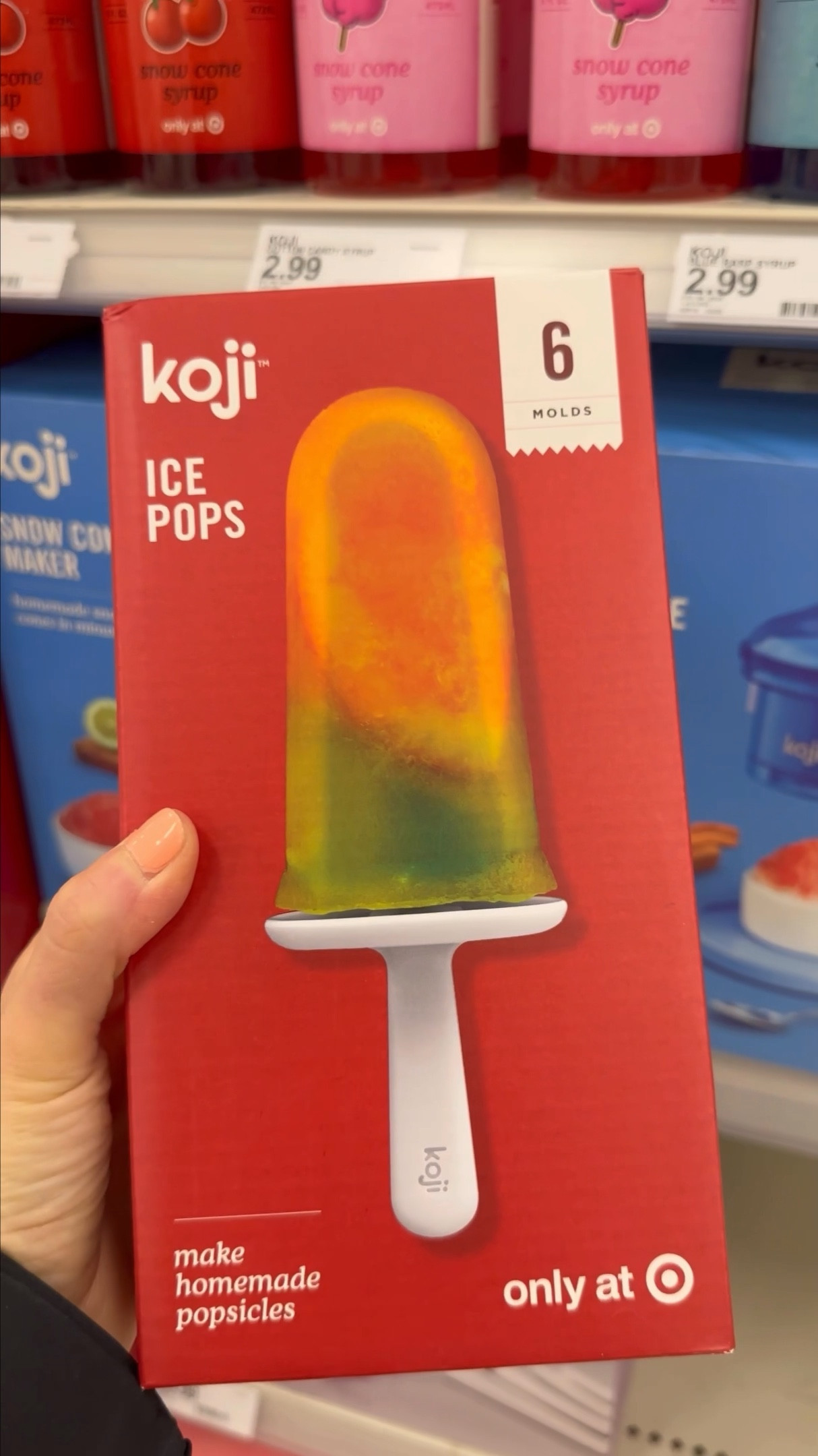 Koji ice popsicle outlet molds