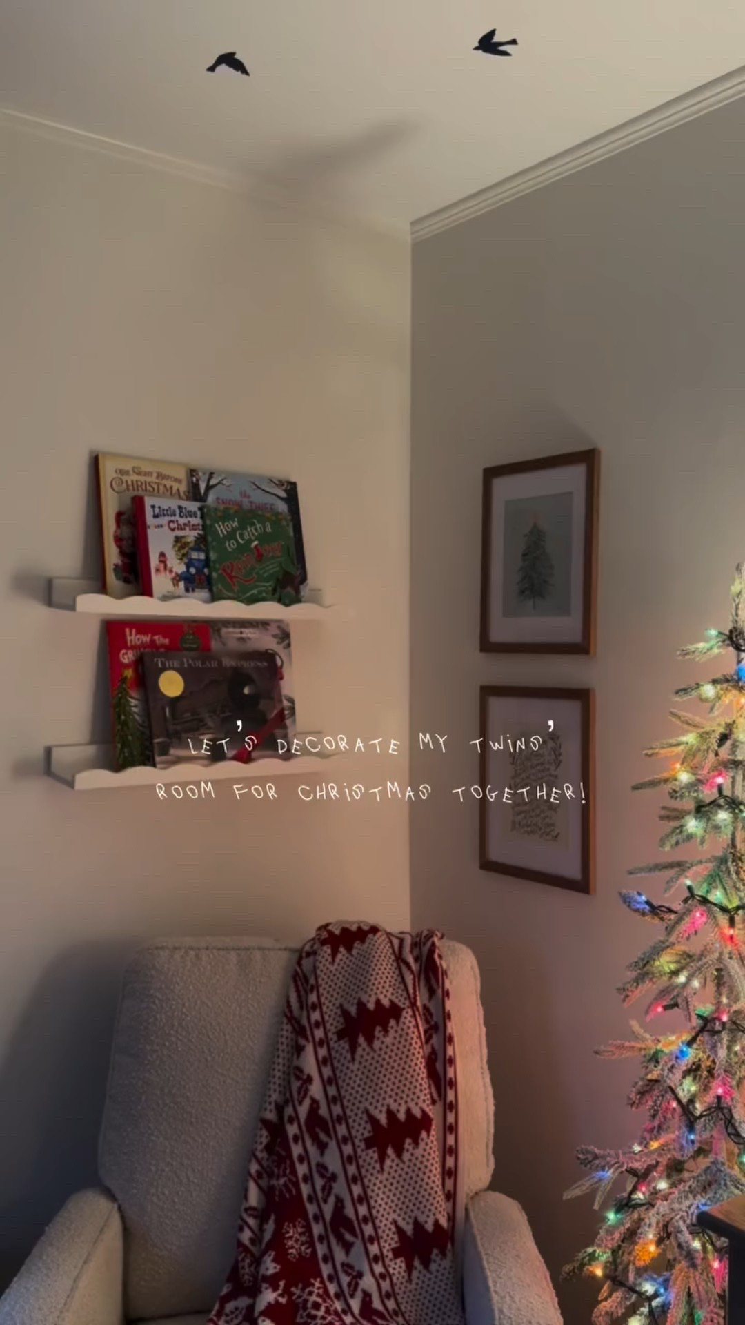 (11/19/25) Decorating my twins’ bedroom for Christmas might just be my new favorite tradition 🎄✨ 

Cozy blanket, soft + colorful twinkle lights, and kid-friendly holiday decor to make their room feel magical. 

Linking everything I used to create this toddler Christmas bedroom so you can recreate the look! 

 #LTKHoliday #LTKSeasonal #LTKHome