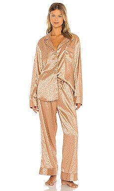 Show Me Your Mumu Classic PJ Set in Gold Cheetah from Revolve.com | Revolve Clothing (Global)