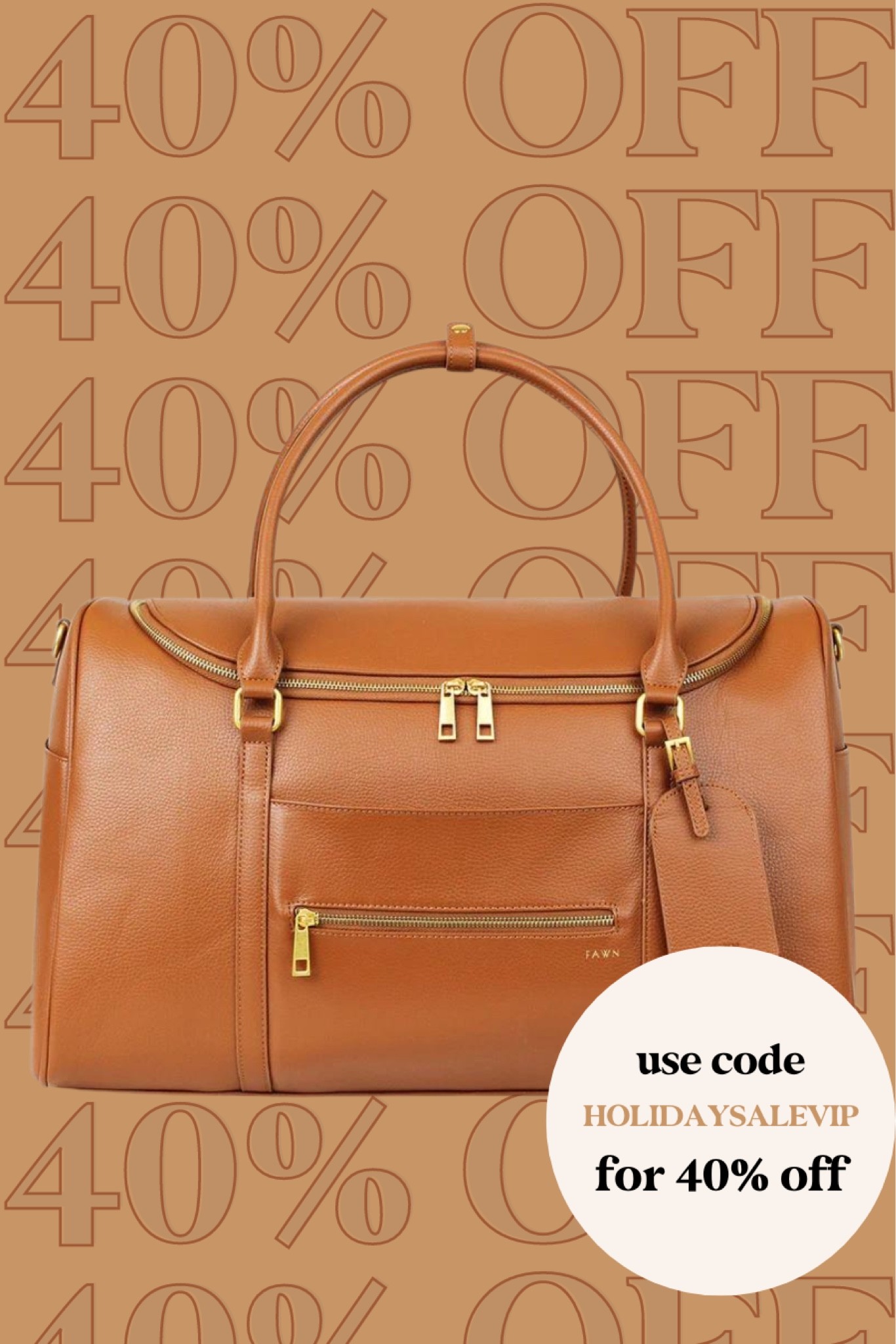 Deal alert! 40% off at dawn design, the best brand for new moms, diaper bags, and travel bags. I love my weekender and I take it with me every time I travel! 

#LTKHoliday #LTKsalealert