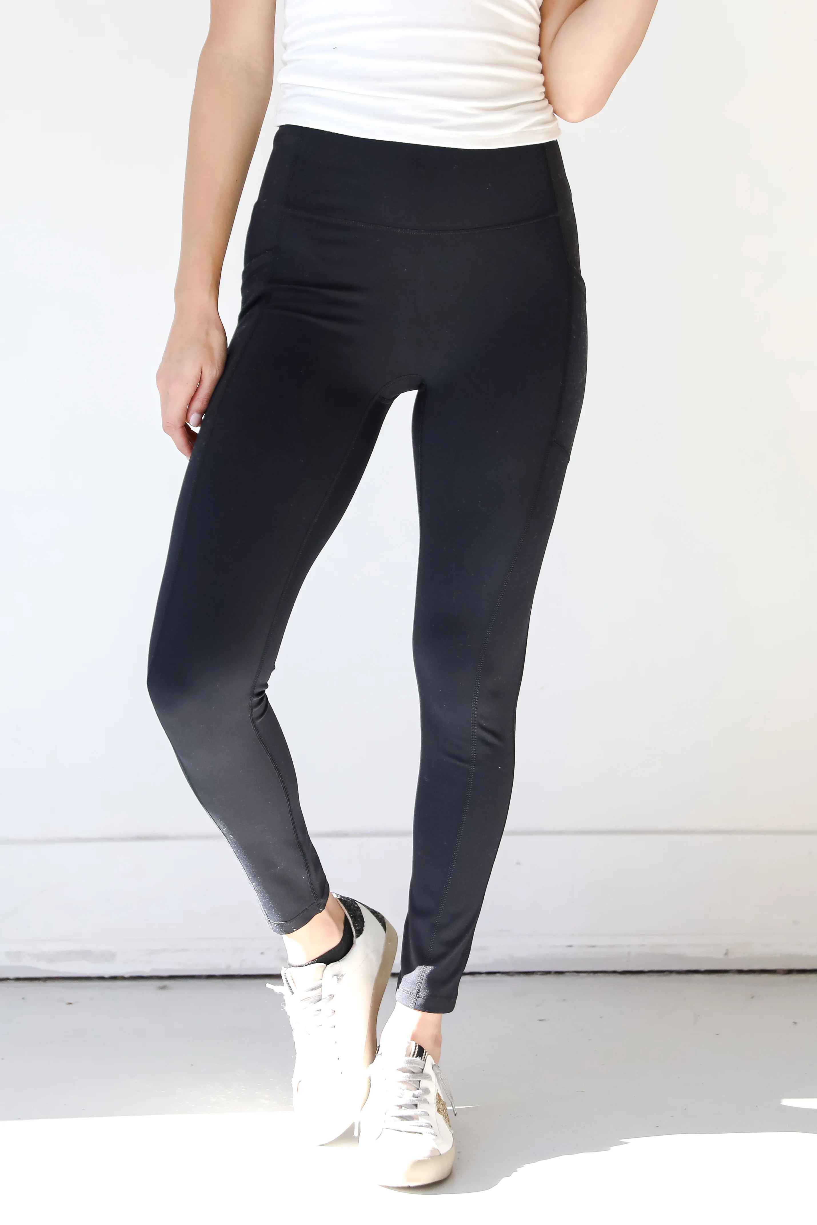 Side Step High-Waisted Leggings | Dress Up