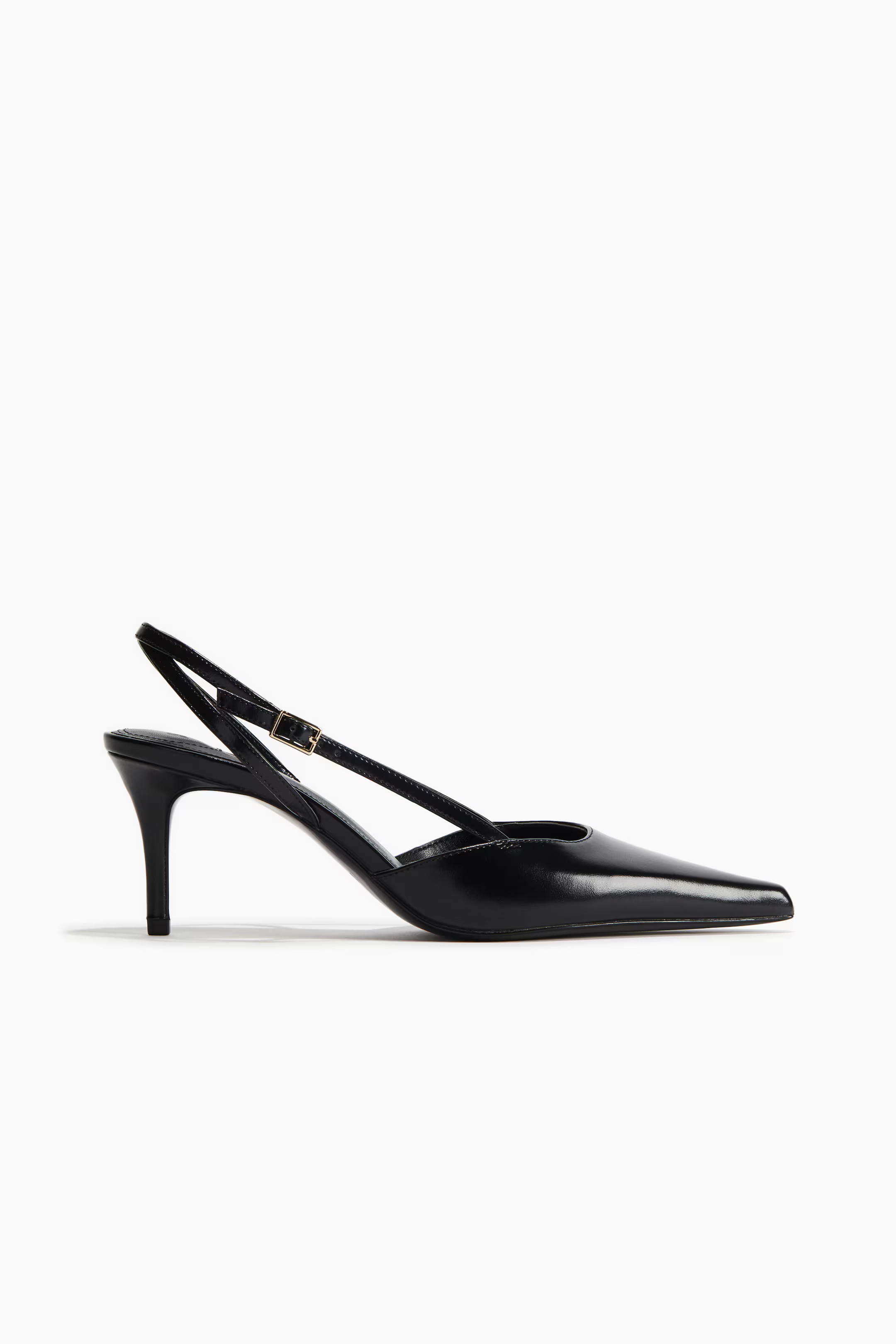 Pointed Slingback Pumps - Black - Ladies | H&M US | H&M (US + CA)