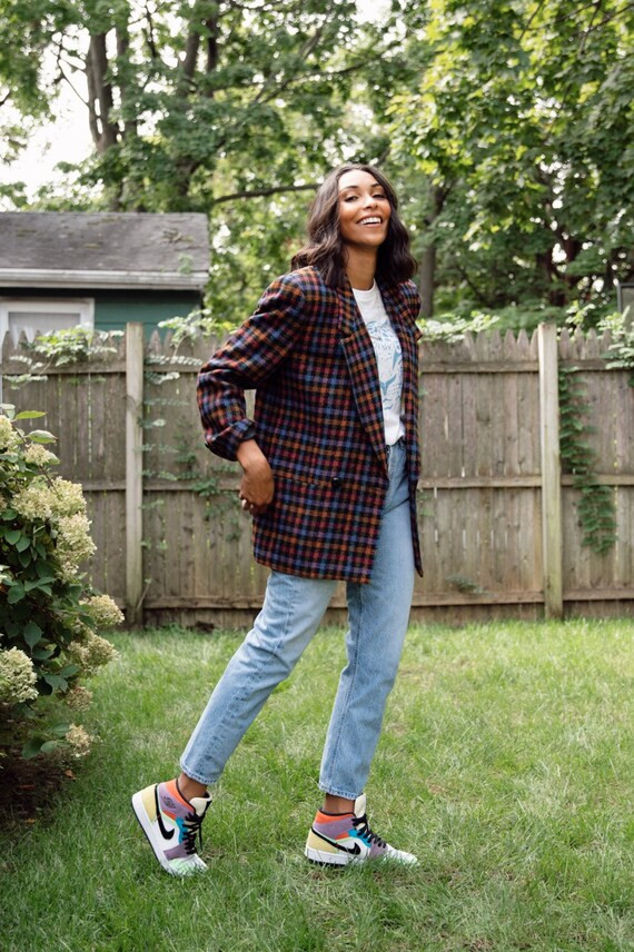 Multi-Color Vintage Blazer | Etsy | Etsy (US)