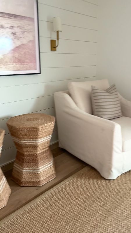 Living room decor 
Coastal home interior 
Pillow cover sale 
Throw Pillow 
Frame tv art 
Woven side table 
Jute seagrass rug 

#LTKfindsunder50 #LTKsalealert #LTKhome