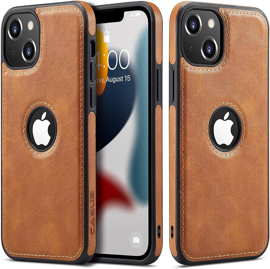 Casus Logo View Compatible with iPhone 13 Case Slim Premium Vegan Leather Classic Luxury Elegant ... | Amazon (US)