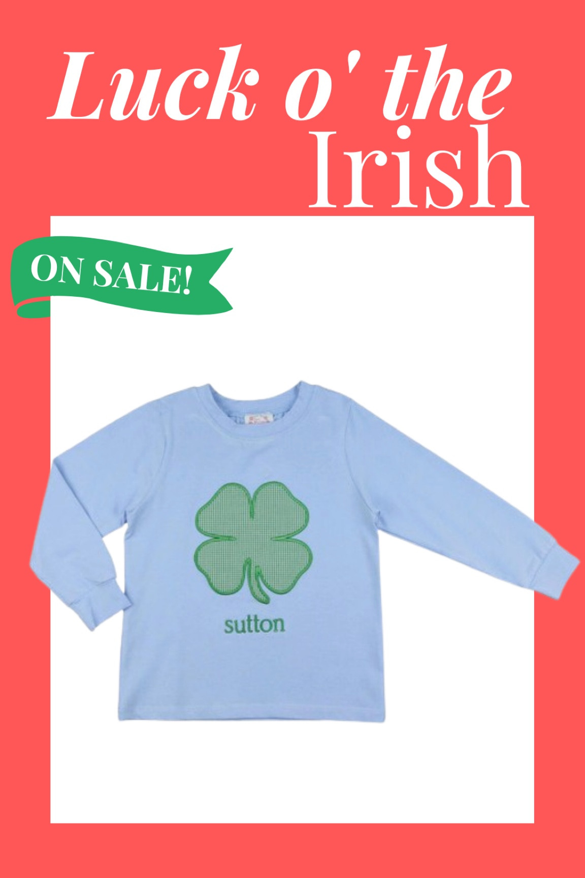 St. Patrick’s Day outfits now on sale at Cecil and Lou! Perfect shamrock dresses, shirts, and sets to keep your little leprechaun from getting pinched!

#LTKbaby #LTKkids #LTKSpringSale