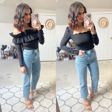 Size small in both of these shein tops! 
Abercrombie jeans Tts (chopped a few inches off the bottom)
Amazon sandals Tts 

#LTKunder50 #LTKSeasonal #LTKstyletip