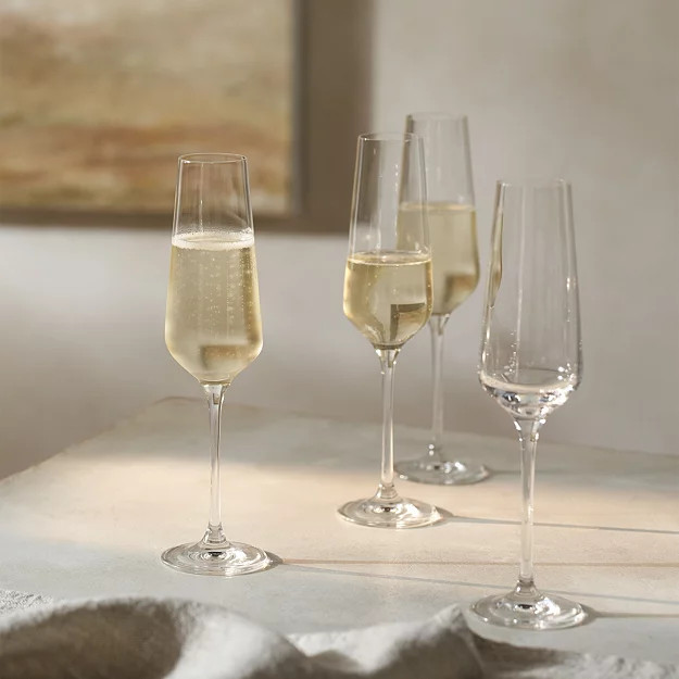 Pimlico Champagne Flute Glasses – Set of 4 | The White Company UK & ROW