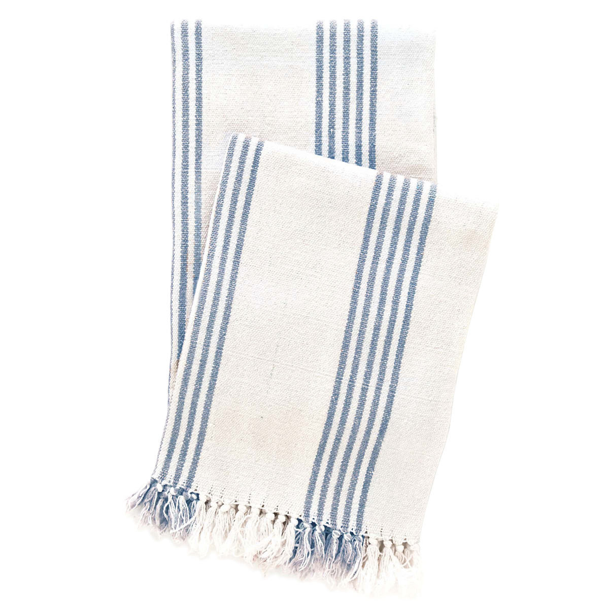 Best Seller! Ibiza French Blue Throw | Annie Selke