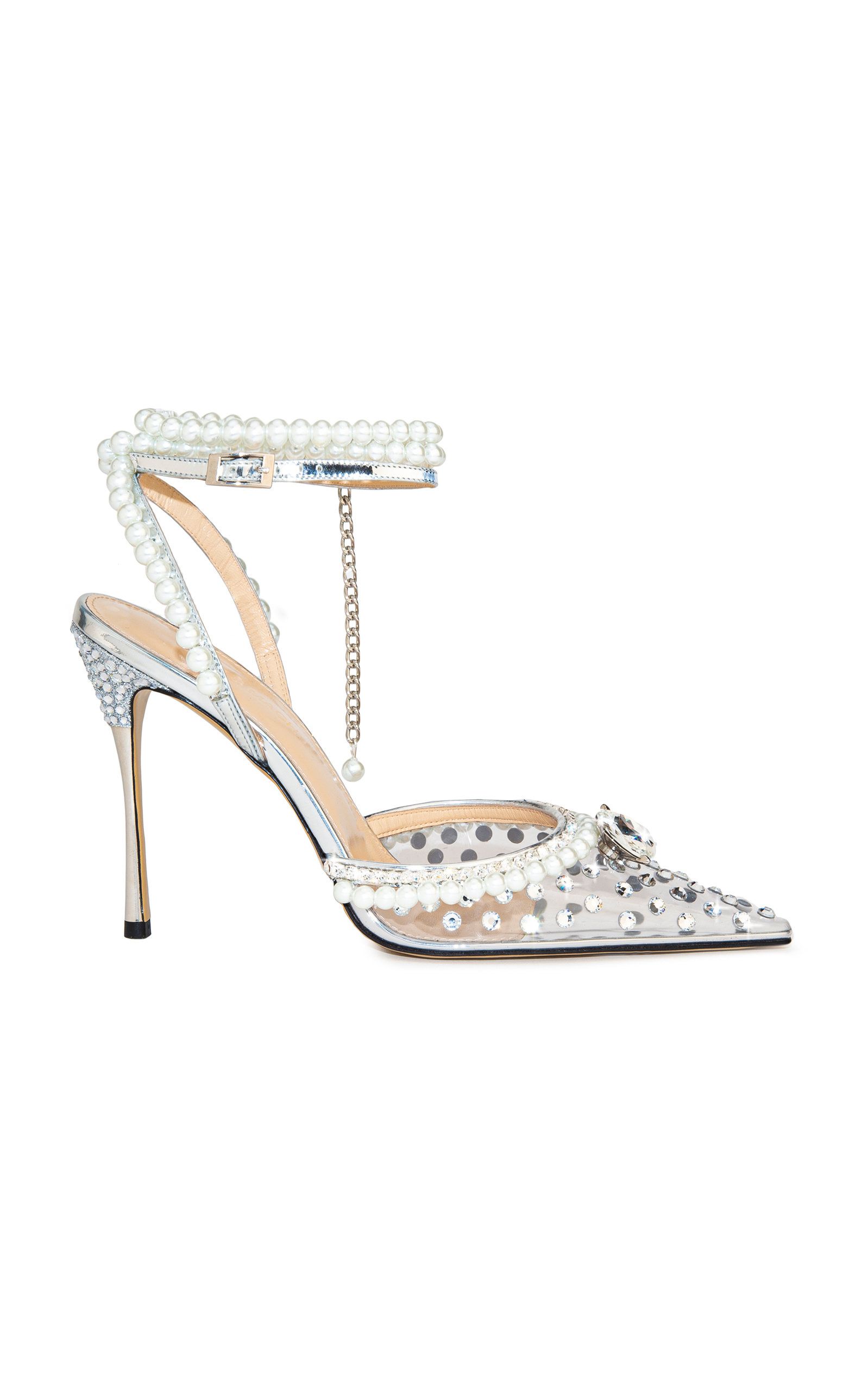 Diamond of Elizabeth Hot Fix Embellished PVC Pumps | Moda Operandi (Global)