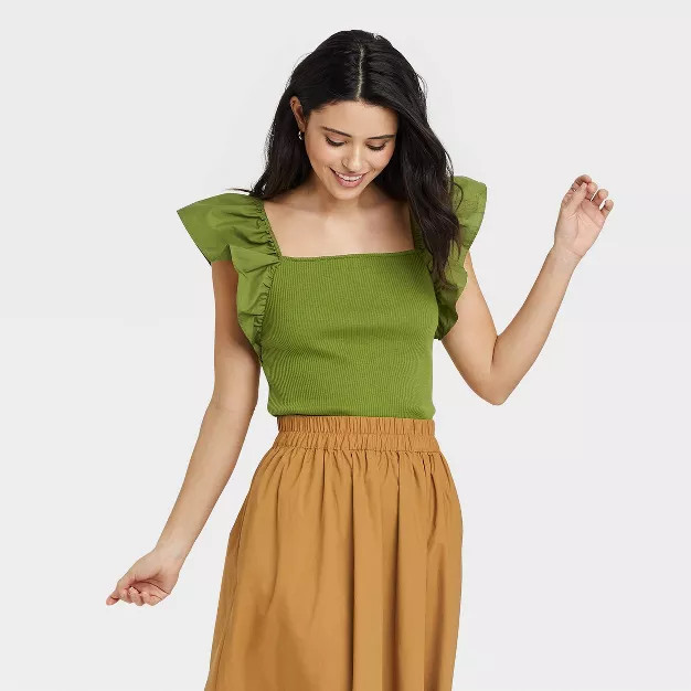 Women's Ruffle Top - A New Day™ | Target