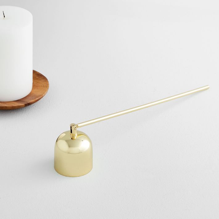 Brass Finished Candle Snuffer | West Elm (US)