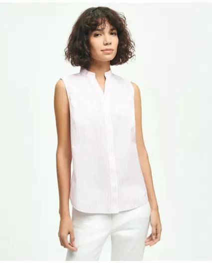 Supima® Cotton Non-Iron Sleeveless Shirt | Brooks Brothers