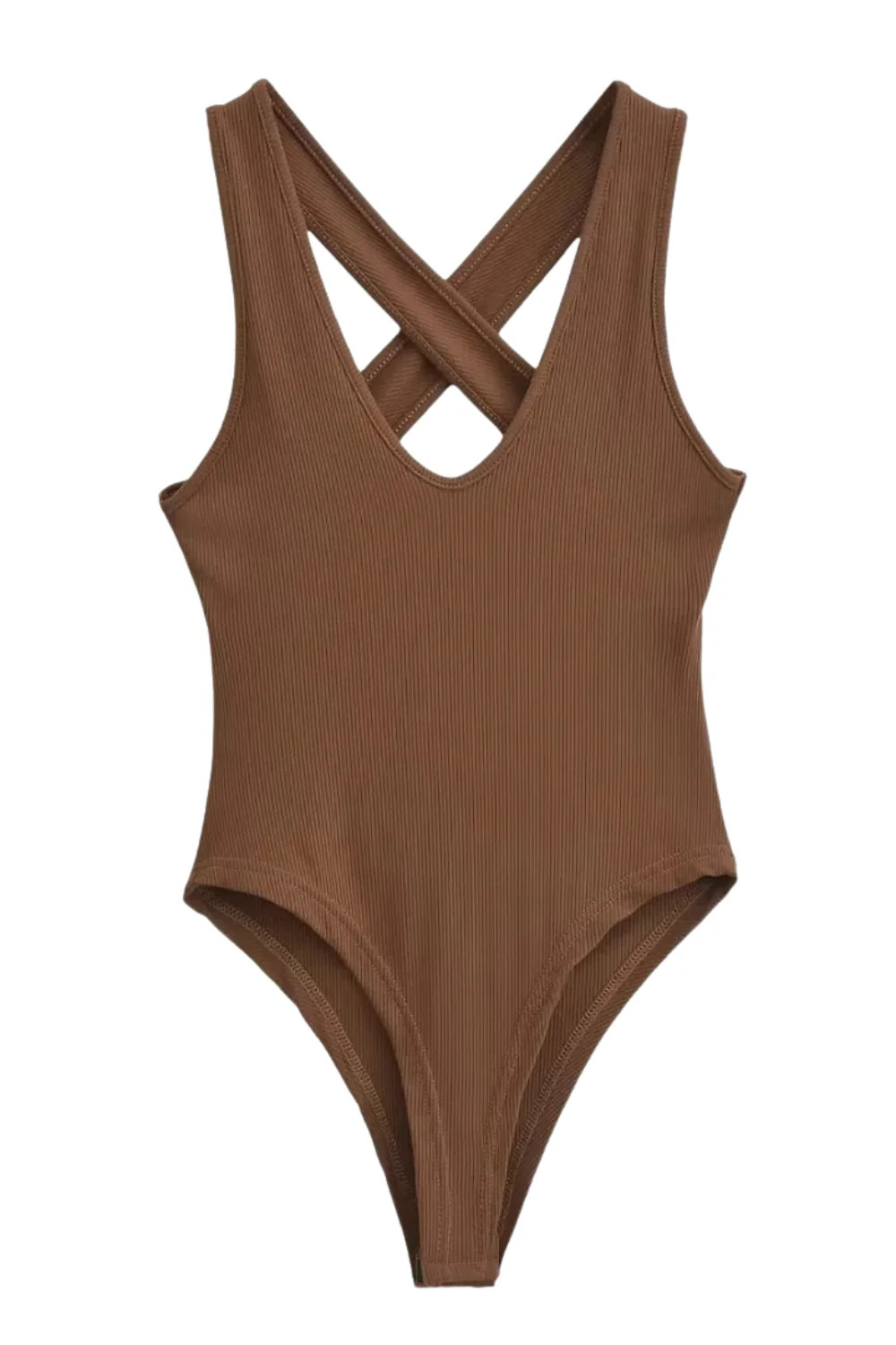 'Barbara' Criss Cross Backless Bodysuit (4 Colors) | Goodnight Macaroon