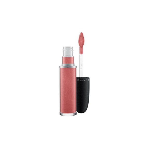 MAC Retro Matte Liquid Lipcolour Metallics Lipstick - Gemz & Roses - 5 mL / 0.17 US fl oz | MAC Cosmetics (US)