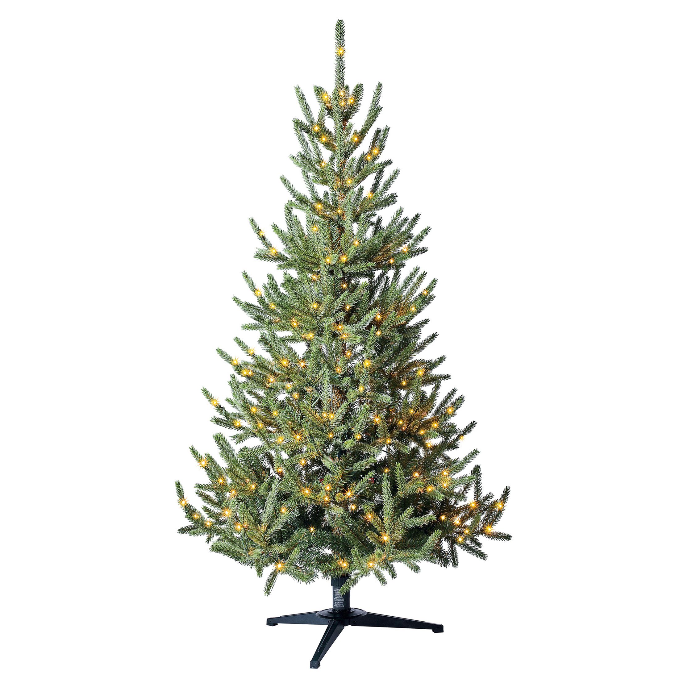 Holiday Time Pre-Lit Abies Index Pine Artificial Christmas Tree, Clear Fairy LED Lights, 5' - Wal... | Walmart (US)