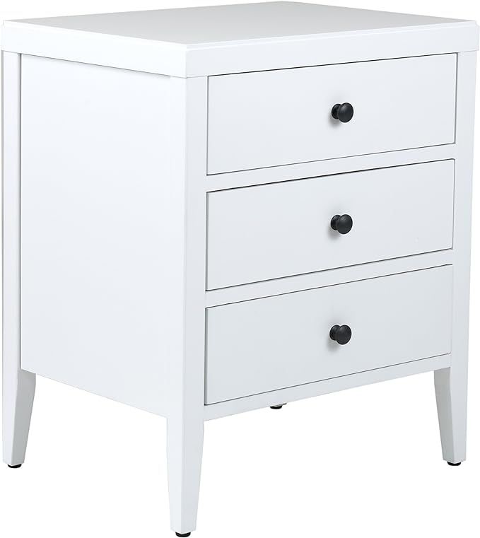 EAST at MAIN Webb Acacia Wood Rectangle Accent Table, White, (15" L x 19" W x 23" H) | Amazon (US)