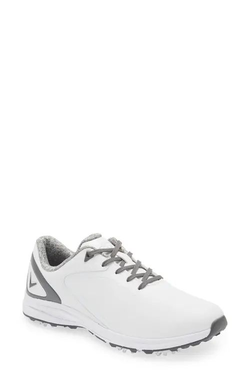 Callaway Golf® Coronado V2 Waterproof Golf Sneaker in White at Nordstrom, Size 8.5 | Nordstrom