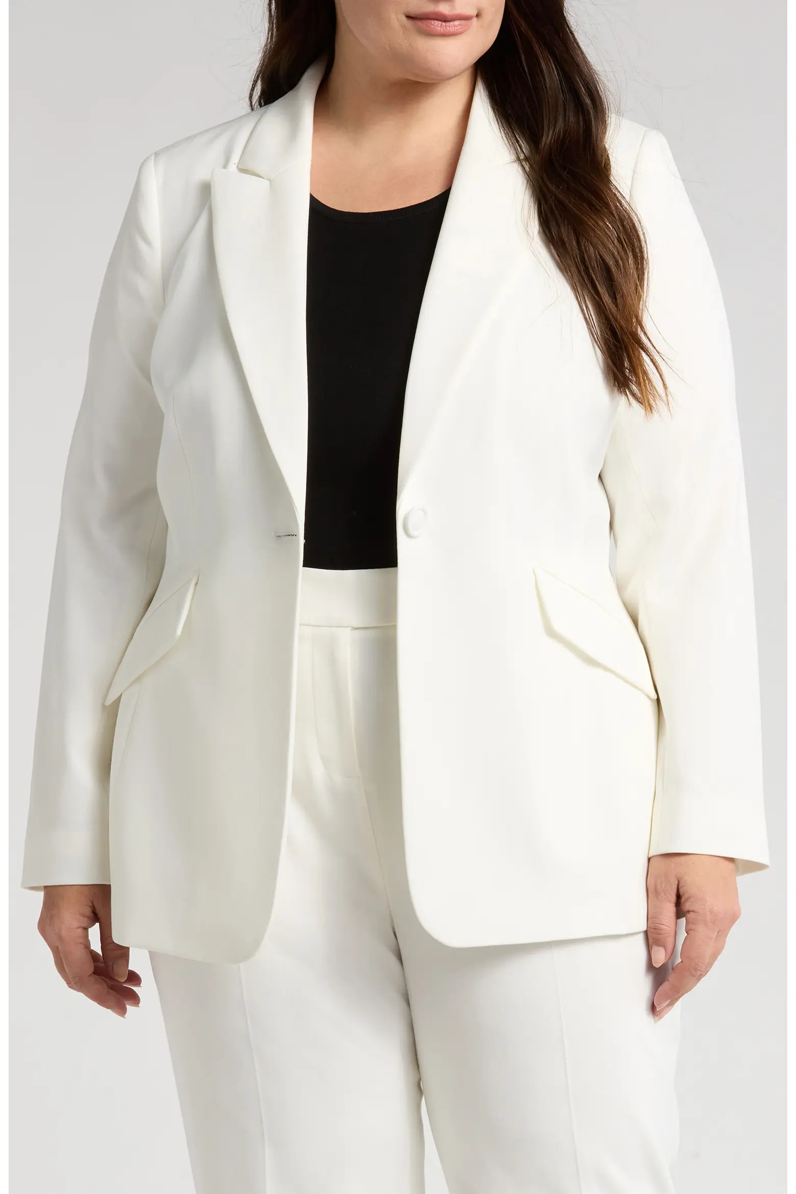 Tahari ASL One-Button Blazer (Women) | Nordstrom | Nordstrom