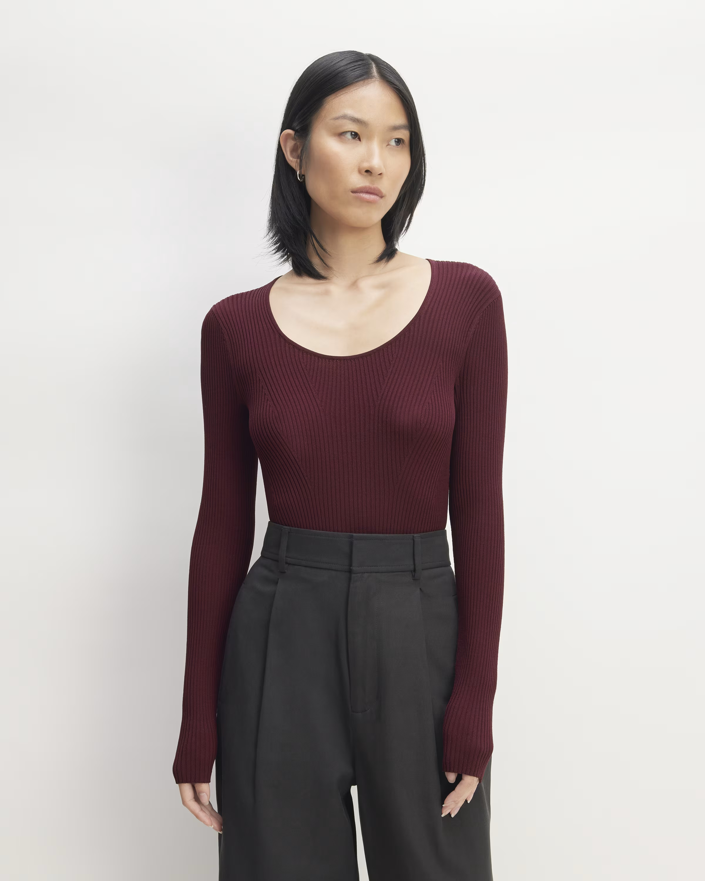 The Ribbed Scoop-Neck Sweater | Everlane