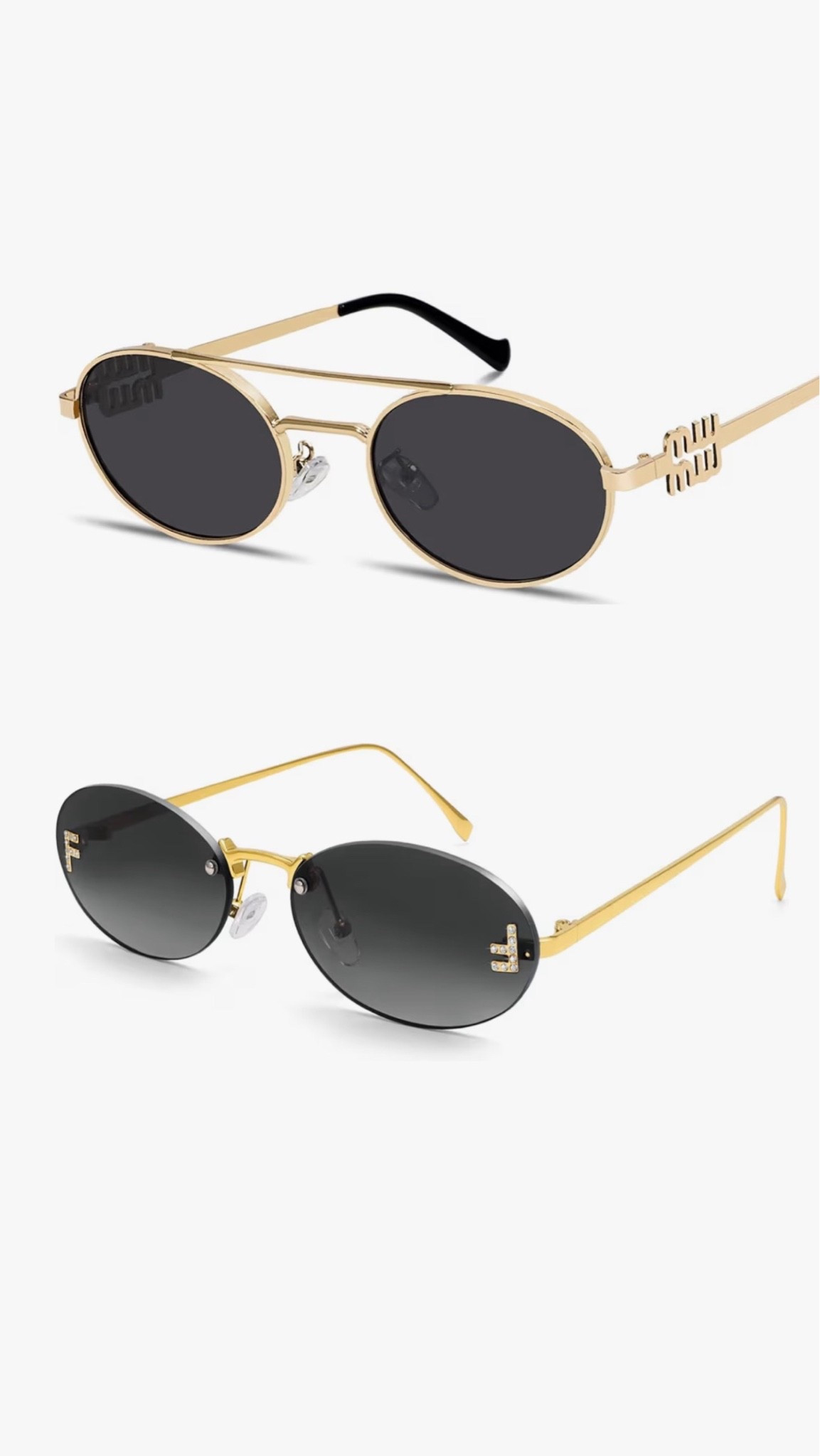 Sunglasses that look like they are inspired by designers #sunnies #sunglasses #glasses