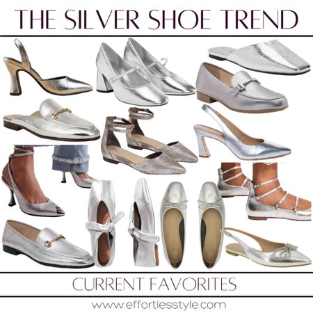 Round up of our favorite silver shoes…. Many of which are on sale!

#LTKshoecrush #LTKCyberWeek #LTKsalealert
