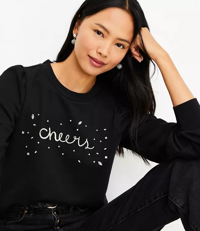 Cheers Sweatshirt | LOFT