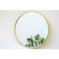 Small Circle Mirror Gold, Circle Mirror For Wall, Decor, Handmade | Etsy (US)