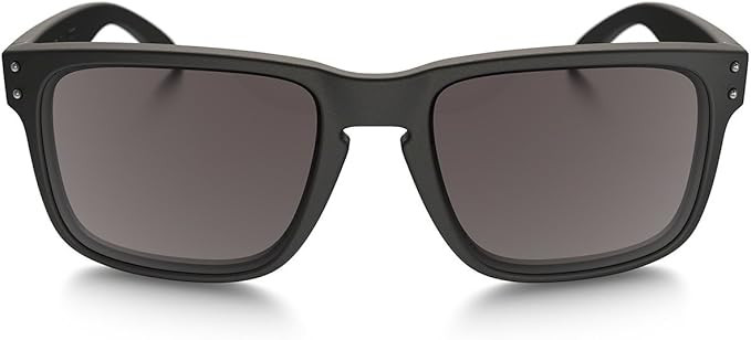 Oakley Holbrook Sunglasses 57MM Matte Black Frame/Warm Grey Lens, Casual | Amazon (US)