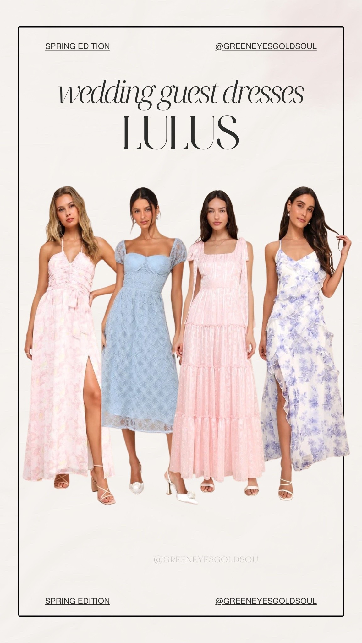 Lulus Wedding Guest Dresses - Spring Edition 🩷

Spring dress/pastel dress/soft glam/affordable fashion/outdoor wedding/garden wedding/bridal shower outfit/rehearsal dinner look/cocktail/formal/lulus dress

#LTKFindsUnder100 #LTKWedding #LTKSeasonal