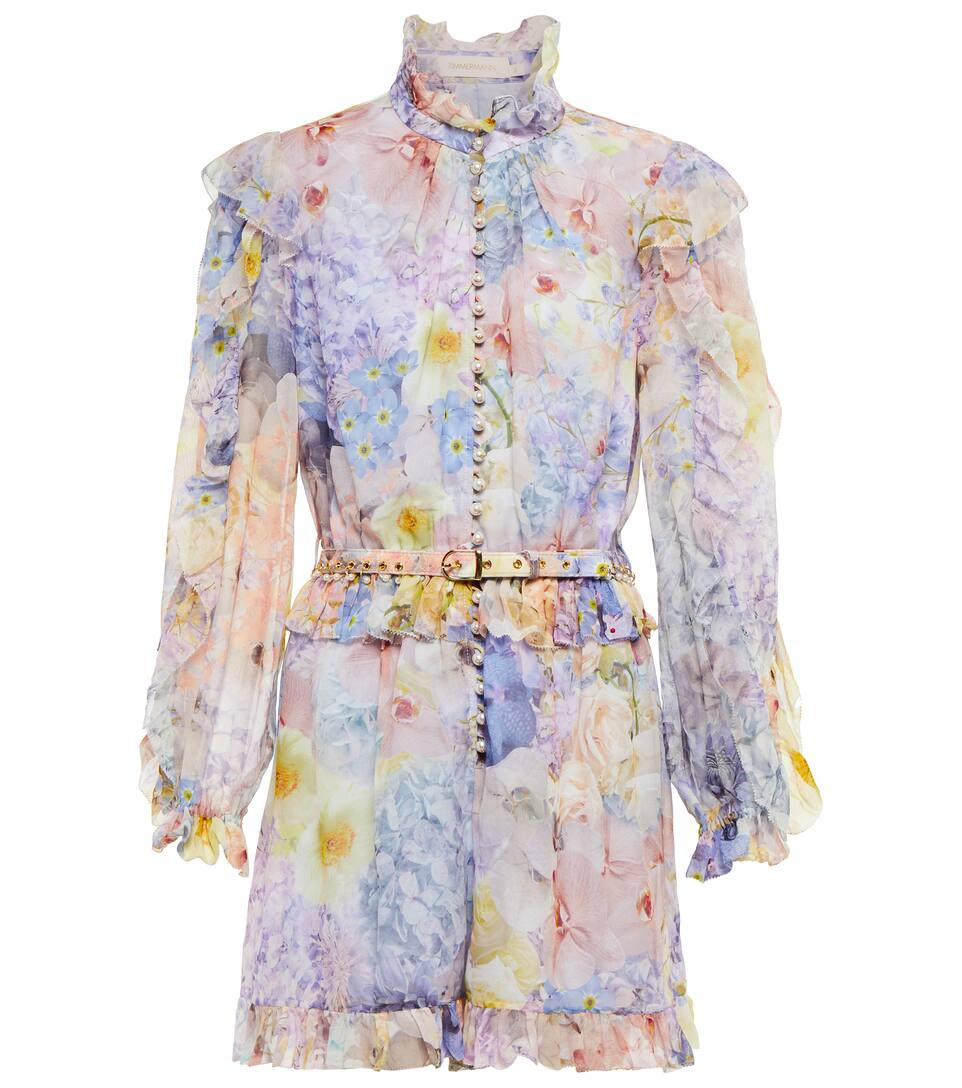 Rhythmic floral georgette playsuit | Mytheresa (US/CA)