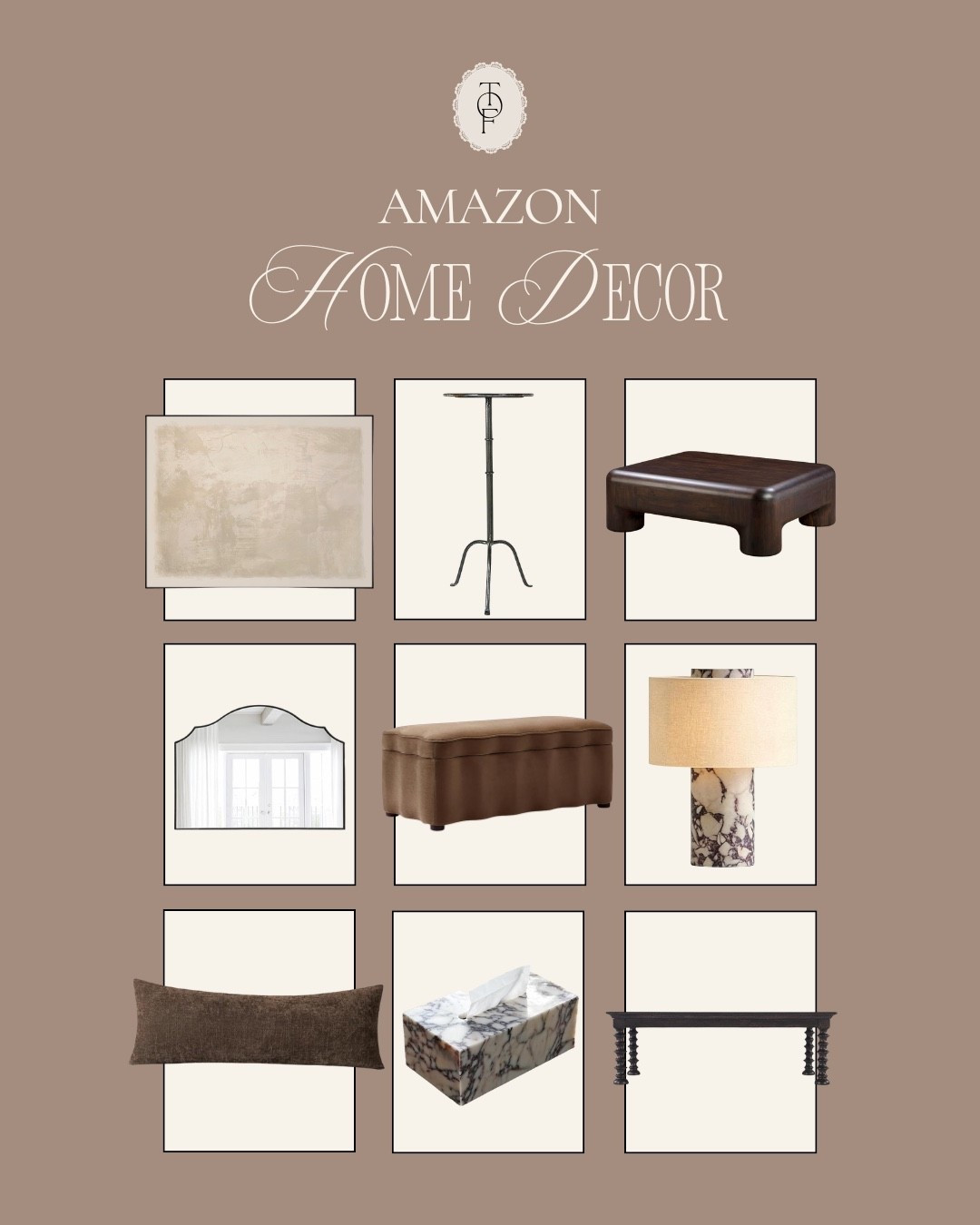 Recent Amazon home decor finds 🤎

Home decor, home finds, home inspo, Amazon home, Amazon home decor, Amazon furniture, neutral home decor, organic modern 

#LTKHome #LTKFindsUnder100 #LTKFindsUnder50