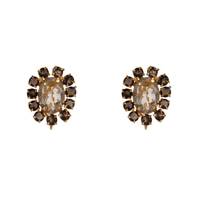 Bounkit Michaela Studs (more colors) - Beige / Clip On | Shop.com