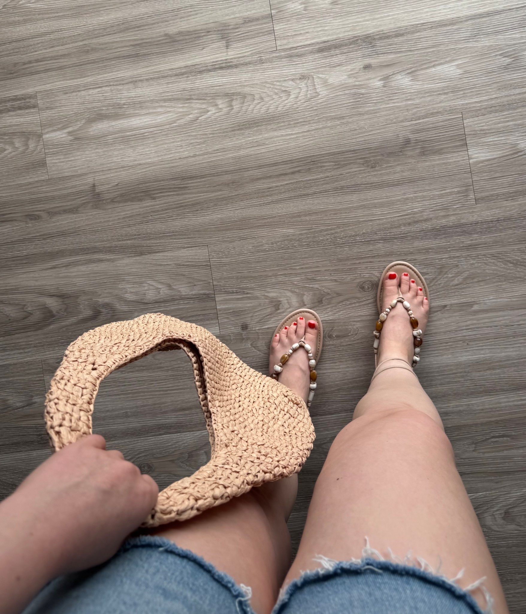 Size 7 🐚 
Shorts 28 (I sized up for baggy look) 

#LTKFindsUnder50 #LTKU #LTKSaleAlert