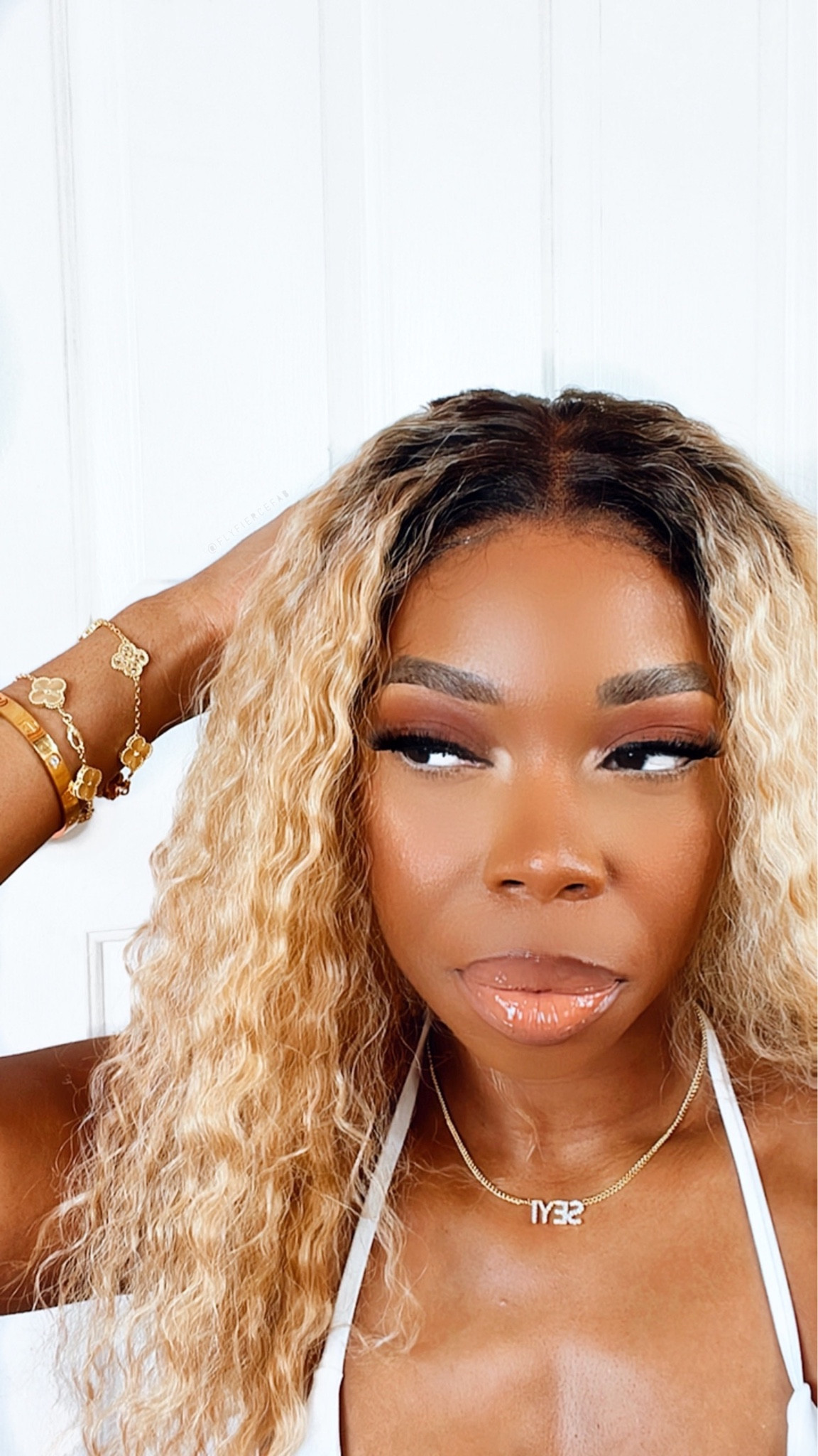 This 24” Peruvian Wave 5x5 closure unit by Outre is the perfect everyday summer hair! 👱🏾‍♀️  and it’s big head friendly 🙌🏾 I’m wearing it in the color DR4/Golden Honey Blonde 🍯✨

The lace is so easy to blend 💛and because it’s a 5x5 closure I don’t have to worry about adhering the lace every time I wear the unit. 

It also comes with an elastic band to help keep my hair locked in place 🙌🏾😩

#LTKunder100 #LTKSeasonal #LTKbeauty