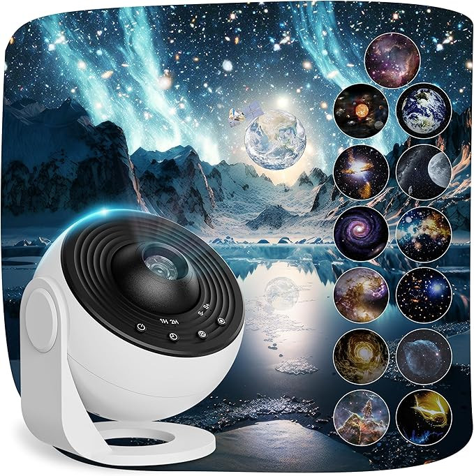 Planetarium Projector Pro for Bedroom, 13 in 1 Star Projector Galaxy Light, Ceiling Night Light M... | Amazon (US)
