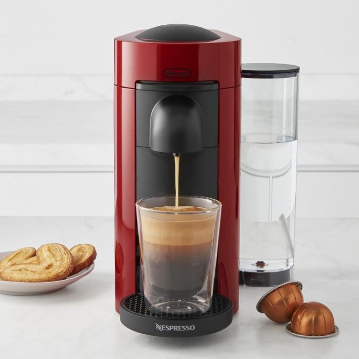Nespresso VertuoPlus Coffee Maker & Espresso Machine with Aeroccino Milk Frother By De'Longhi | Williams-Sonoma