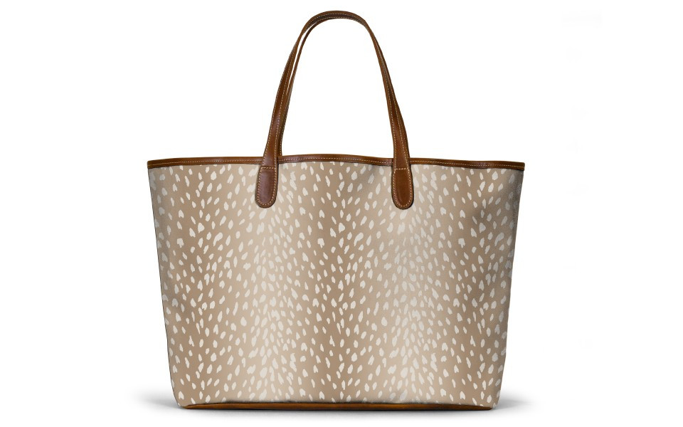 St. Anne Tote - Leather Patch | Barrington Gifts