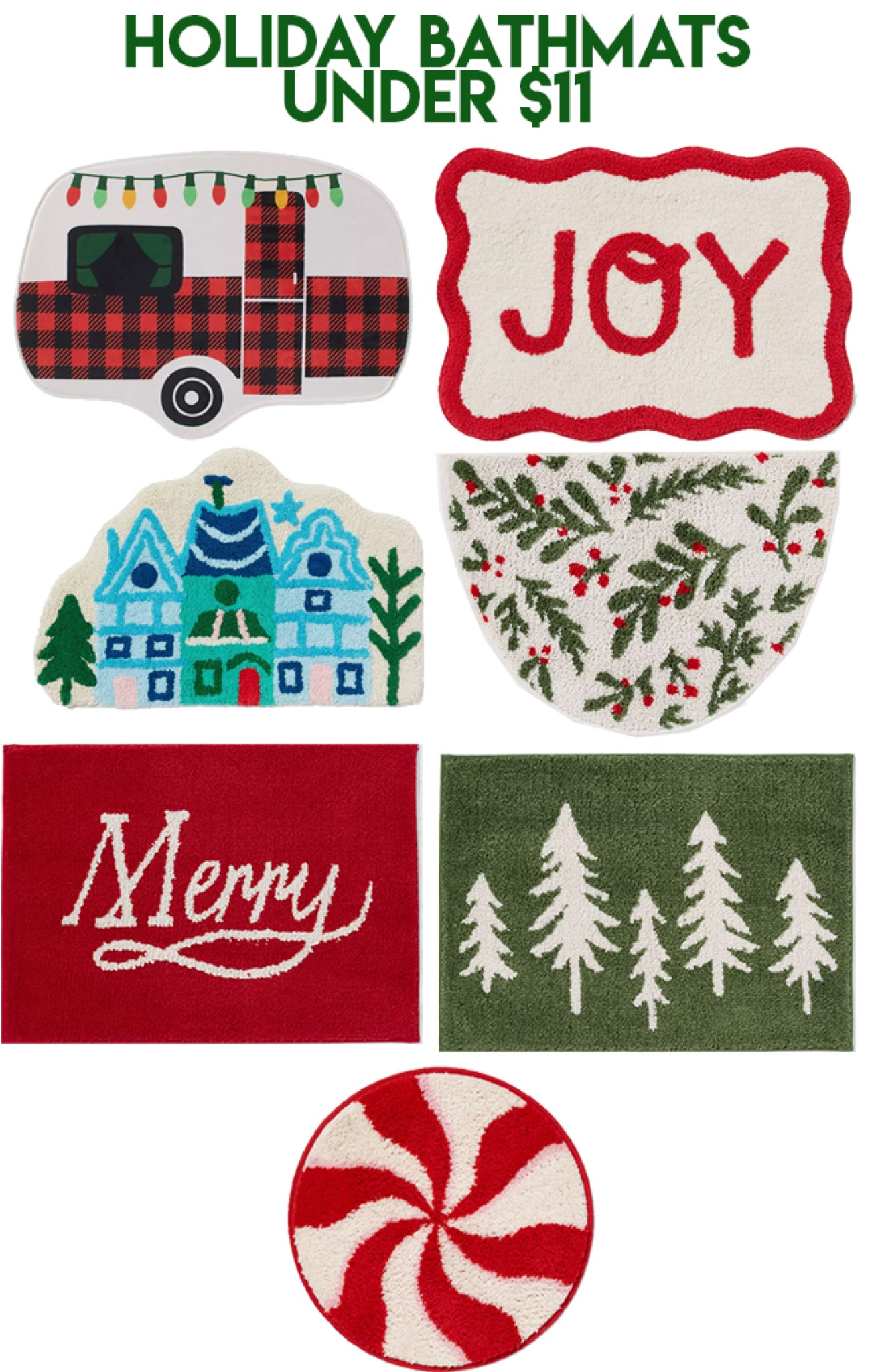 $10 bath mats that are so cute  

#LTKSaleAlert #LTKHoliday #LTKFindsUnder50