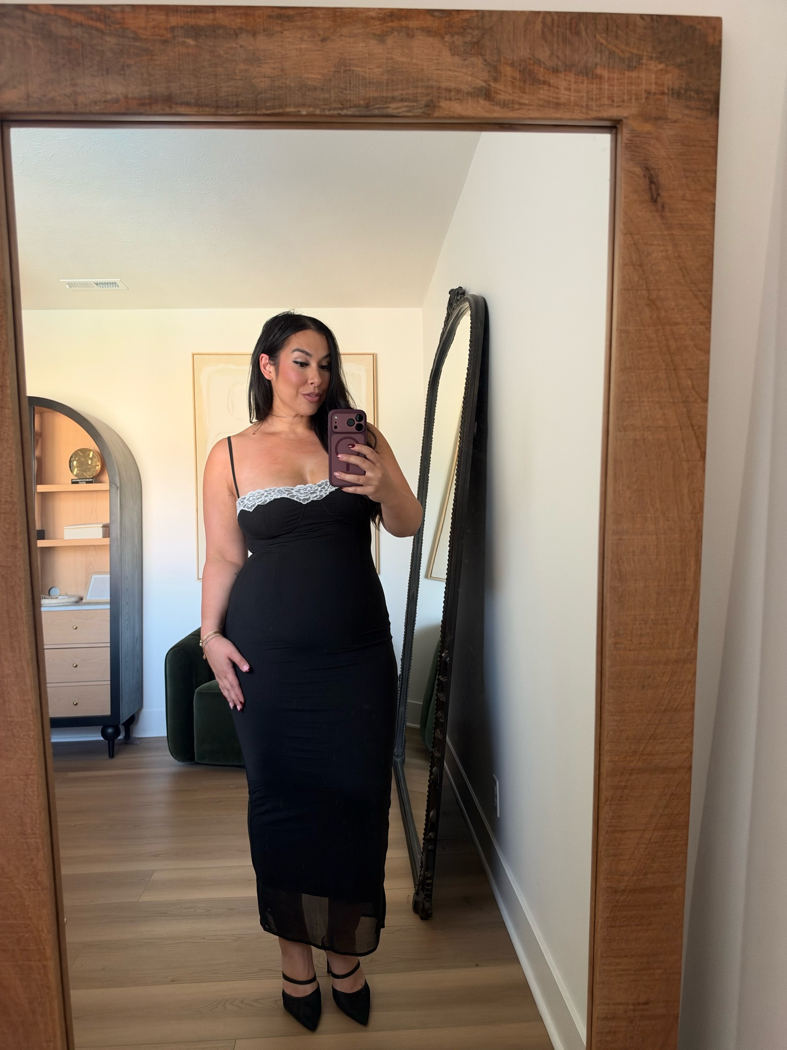 This mesh corset dress is so good. I love mesh so much, and the lace detail is so cute! Wearing an XL. Midsize, midsize fashion, fall fashion, fall, wedding guest dress 

 #LTKootd #LTKMidsize #LTKWedding