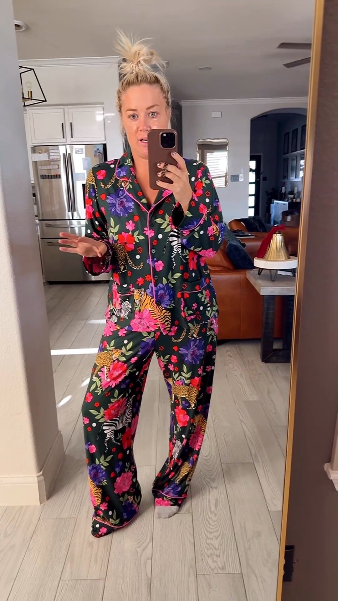 These are so fun and perfect for gifts!!! I’m wearing size medium 