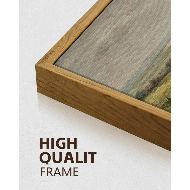 Drsoum Retro Rustic Vintage Frame 24x36in Landscape Canvas Wall Art, Ready to Hang Home Decoratio... | Walmart (US)