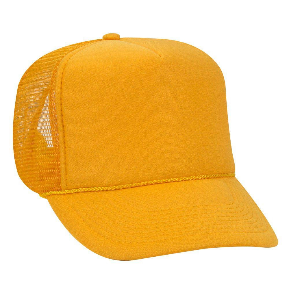 OTTO Polyester Foam Front 5 Panel High Crown Mesh Back Trucker Hat | Amazon (US)