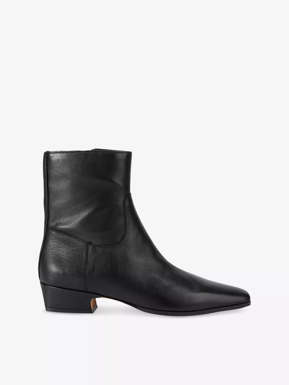 Dusty Leather Ankle Boots | Selfridges